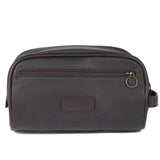 Wax Washbag in Olive/Brown by Barbour