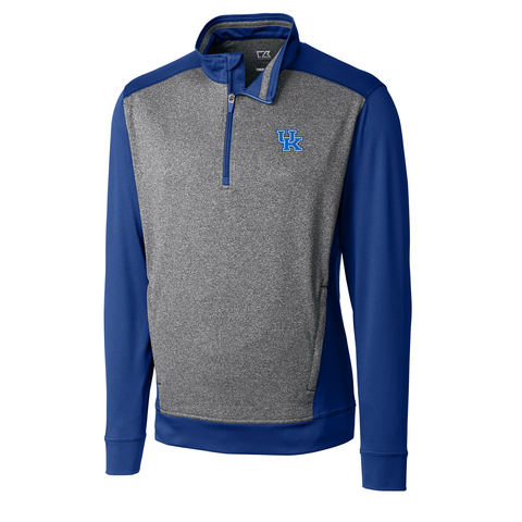 University of Kentucky Replay Half-Zip Pullover in Tour Blue by Cutter & Buck