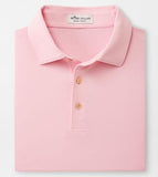 Solid Performance Polo Sean Self-Collar in Palmer Pink by Peter Millar