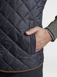 Essex Quilted Travel Vest in Black by Peter Millar