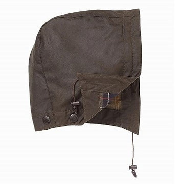Classic Sylkoil Hood in Olive by Barbour