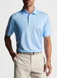 Seeing Double Performance Jersey Polo in Cottage Blue by Peter Millar