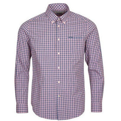 Merryton Tailored Shirt in Pink by Barbour