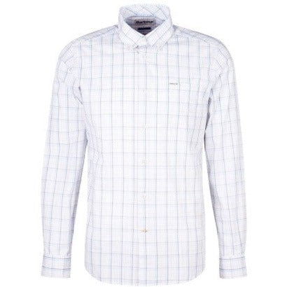 Alnwick Tailored Shirt in Stone by Barbour