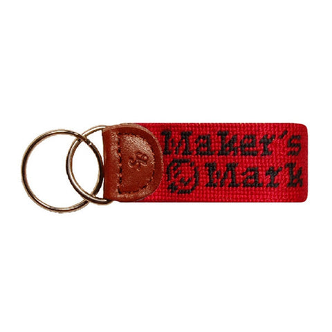 Maker's Mark Needlepoint Key Fob by Smathers & Branson
