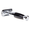 DE Safety Razor in Black and Chrome by Edwin Jagger