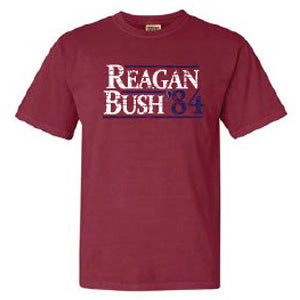 Reagan Bush 84 Tee in Chili Red by Logan's