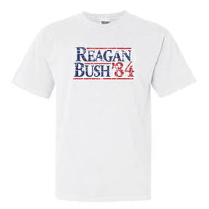 Reagan Bush 84 Tee in White by Logan's
