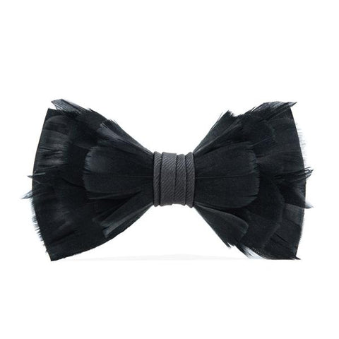 Rice Feather Bow Tie by Brackish
