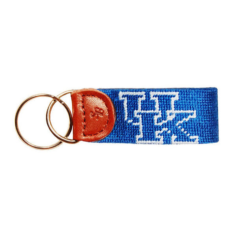 University of Kentucky Needlepoint Key Fob in Blue by Smathers & Branson