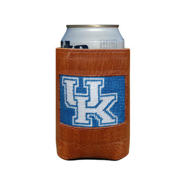 University of Kentucky Needlepoint Can Cooler in Blue by Smathers & Branson