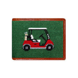 Golf Cart Needlepoint Wallet by Smathers & Branson