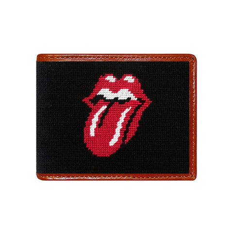 Rolling Stones Needlepoint Wallet by Smathers & Branson