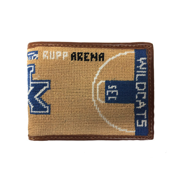 University of Kentucky Rupp Arena Floor Needlepoint Wallet by Smathers ...