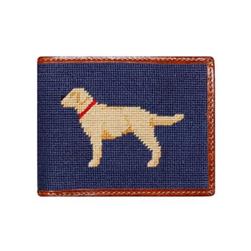 Yellow Lab Needlepoint Wallet by Smathers & Branson