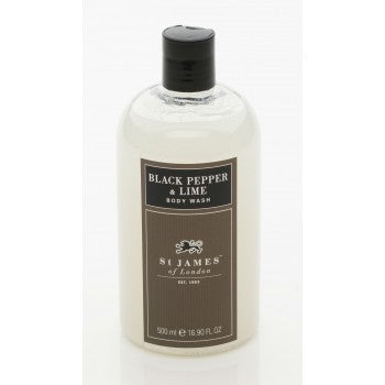 Black Pepper & Lime Body Wash by St. James of London