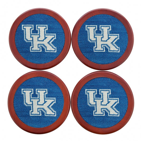 University of Kentucky Needlepoint Coaster Set by Smathers & Branson