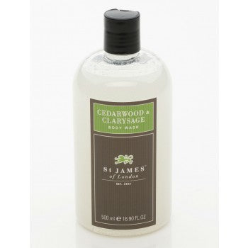 Cedarwood & Clarysage Body Wash by St. James of London