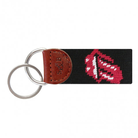 Rolling Stones Needlepoint Key Fob by Smathers & Branson