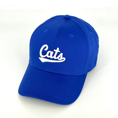 Cats Script Hat in Blue by Logan's