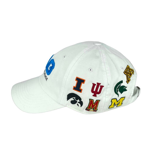 Big Ten Hat in White by Top of the World