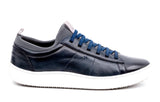 Cameron Hand-Finished Sheep Skin Sneaker in Navy by Martin Dingman
