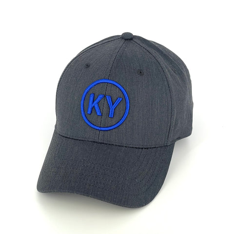 Kentucky Circle Logo Performance Hat in Grey by Logan's