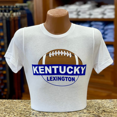 Football "Heritage" Short Sleeve Tee in White by Logan's