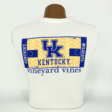 University of Kentucky Rupp Arena Long Sleeve Tee in White by Vineyard Vines