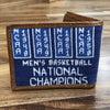 University of Kentucky NCAA National Champions Needlepoint Wallet on Blue by Smathers & Branson