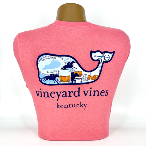 Kentucky Life Long Sleeve Tee in Nantucket Red by Vineyard Vines