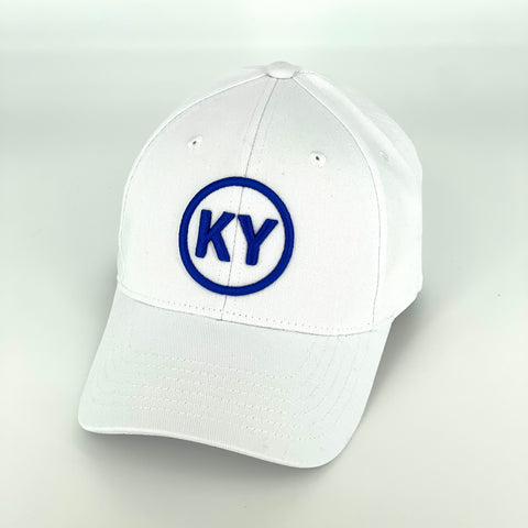 Kentucky Circle Logo Hat in White by Logan's