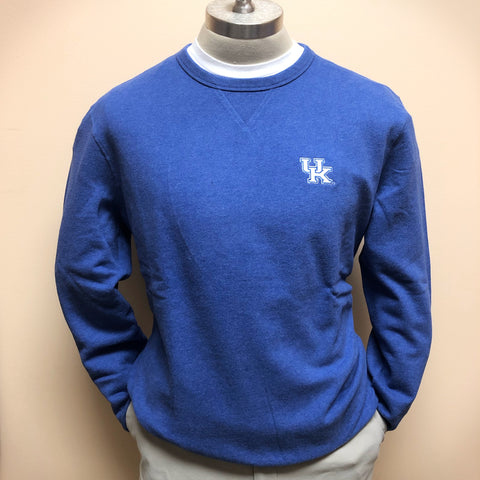 University of Kentucky Upper Deck Pullover Sweatshirt in Heather University Blue by Southern Tide