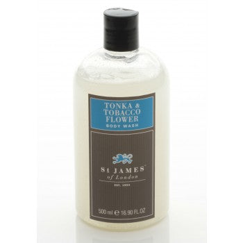 Tonka & Tobacco Flower Body Wash by St. James of London